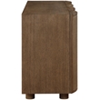 Meridian Furniture Norin Brown Solid Wood And Oak Veneer Sideboard/Buffet