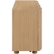 Meridian Furniture Norin Natural Solid Wood And Oak Veneer Sideboard/Buffet
