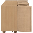 Meridian Furniture Norin Natural Solid Wood And Oak Veneer Sideboard/Buffet