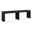 Meridian Furniture Avro Black Solid Wood And Oak Veneer 2pc. Console / Desk