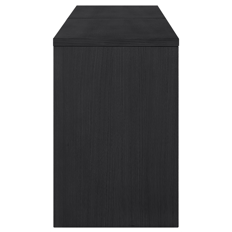 Meridian Furniture Avro Black Solid Wood And Oak Veneer 2pc. Console / Desk