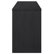Meridian Furniture Avro Black Solid Wood And Oak Veneer 2pc. Console / Desk