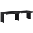 Meridian Furniture Avro Black Solid Wood And Oak Veneer 2pc. Console / Desk