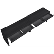 Meridian Furniture Avro Black Solid Wood And Oak Veneer 2pc. Console / Desk