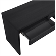 Meridian Furniture Avro Black Solid Wood And Oak Veneer Console / Desk
