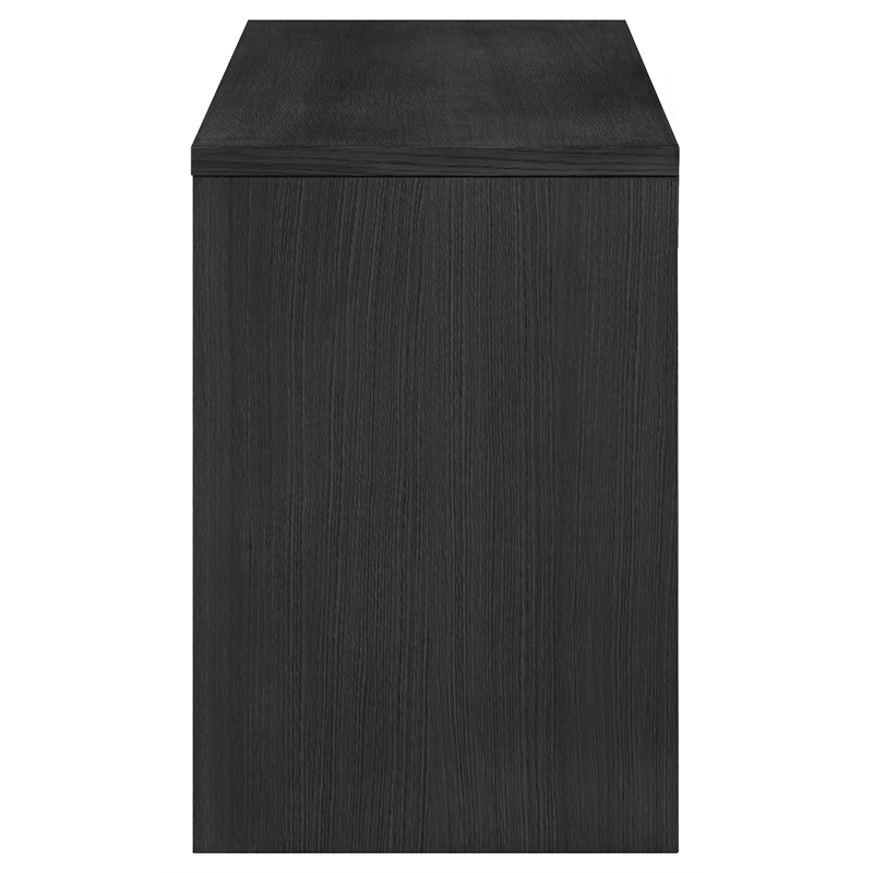 Meridian Furniture Avro Black Solid Wood And Oak Veneer Console / Desk