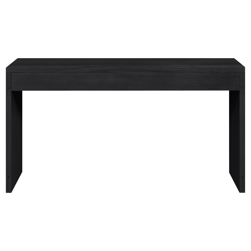 Meridian Furniture Avro Black Solid Wood And Oak Veneer Console / Desk