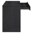 Meridian Furniture Avro Black Solid Wood And Oak Veneer Console / Desk