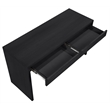Meridian Furniture Avro Black Solid Wood And Oak Veneer Console / Desk