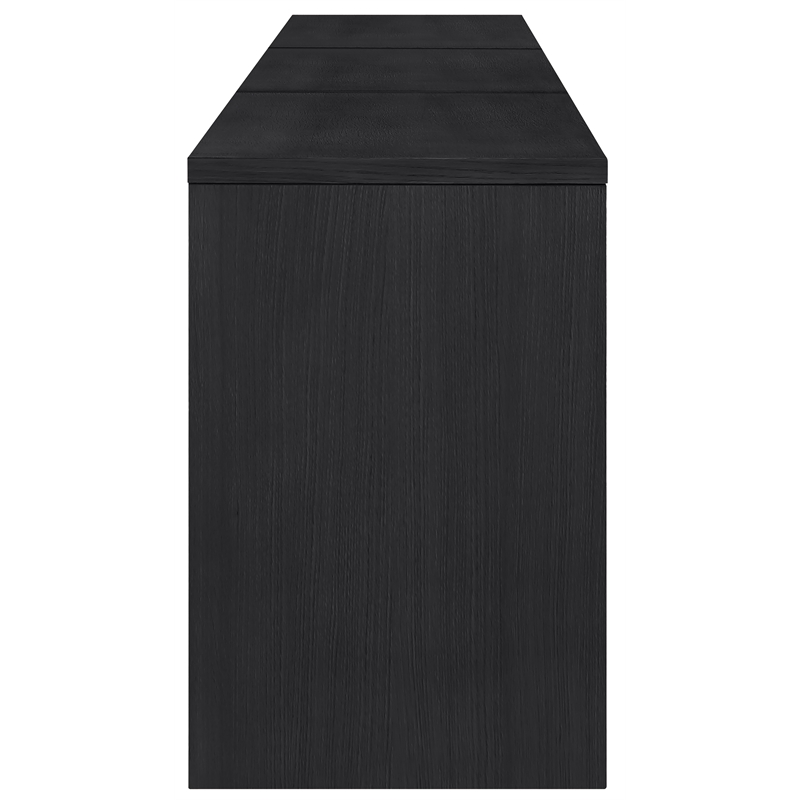 Meridian Furniture Avro Black Solid Wood And Oak Veneer 3pc. Console / Desk