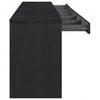 Meridian Furniture Avro Black Solid Wood And Oak Veneer 3pc. Console / Desk