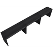 Meridian Furniture Avro Black Solid Wood And Oak Veneer 3pc. Console / Desk