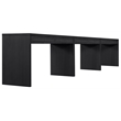Meridian Furniture Avro Black Solid Wood And Oak Veneer 3pc. Console / Desk