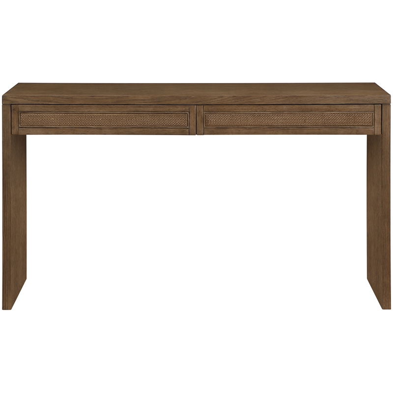Meridian Furniture Avro Brown Solid Wood And Oak Veneer Console / Desk