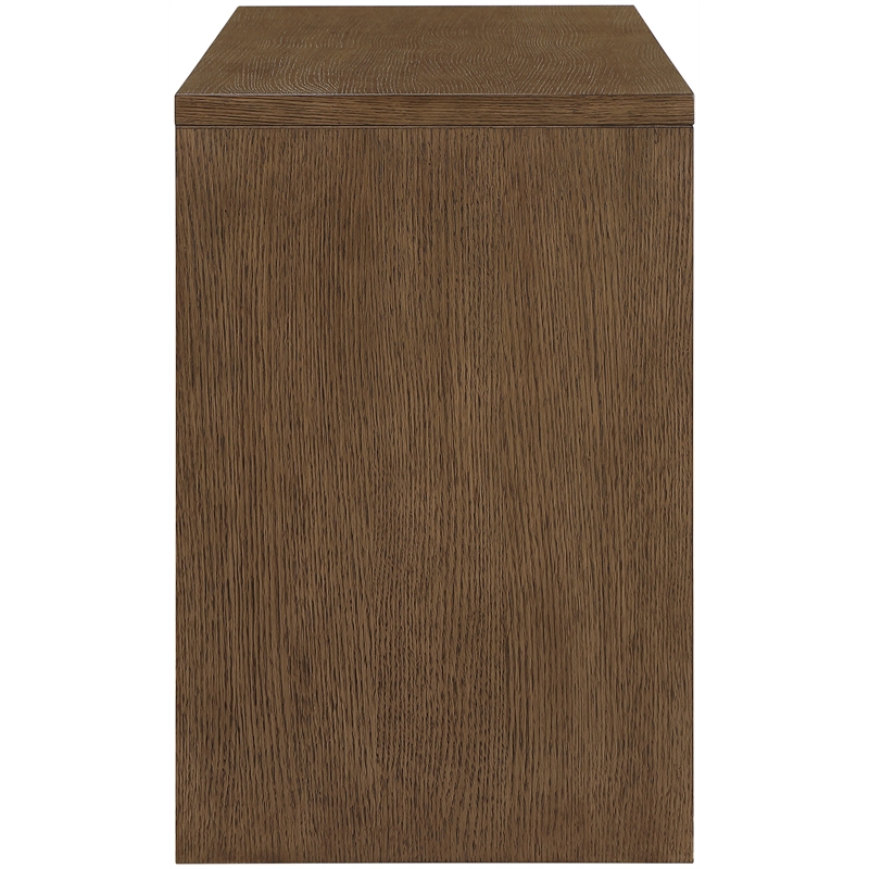 Meridian Furniture Avro Brown Solid Wood And Oak Veneer Console / Desk