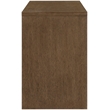 Meridian Furniture Avro Brown Solid Wood And Oak Veneer Console / Desk