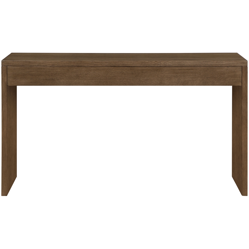 Meridian Furniture Avro Brown Solid Wood And Oak Veneer Console / Desk