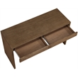 Meridian Furniture Avro Brown Solid Wood And Oak Veneer Console / Desk