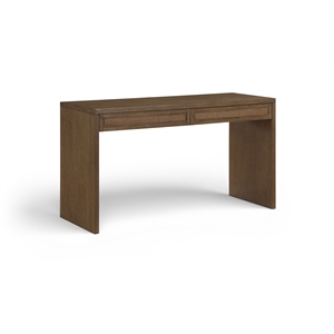 Meridian Furniture Avro Brown Solid Wood And Oak Veneer Console / Desk