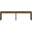 Meridian Furniture Avro Brown Solid Wood And Oak Veneer 2pc. Console / Desk