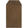 Meridian Furniture Avro Brown Solid Wood And Oak Veneer 2pc. Console / Desk