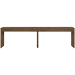 Meridian Furniture Avro Brown Solid Wood And Oak Veneer 2pc. Console / Desk