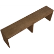 Meridian Furniture Avro Brown Solid Wood And Oak Veneer 2pc. Console / Desk