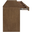 Meridian Furniture Avro Brown Solid Wood And Oak Veneer 3pc. Console / Desk