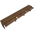 Meridian Furniture Avro Brown Solid Wood And Oak Veneer 3pc. Console / Desk