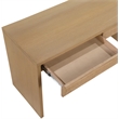 Meridian Furniture Avro Natural Solid Wood And Oak Veneer Console / Desk