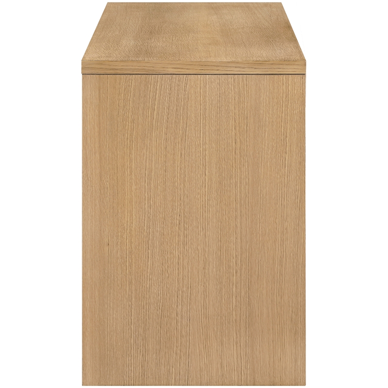 Meridian Furniture Avro Natural Solid Wood And Oak Veneer Console / Desk