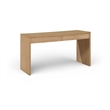 Meridian Furniture Avro Natural Solid Wood And Oak Veneer Console / Desk