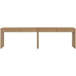 Meridian Furniture Avro Natural Solid Wood And Oak Veneer 2pc. Console / Desk