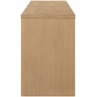 Meridian Furniture Avro Natural Solid Wood And Oak Veneer 2pc. Console / Desk