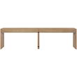 Meridian Furniture Avro Natural Solid Wood And Oak Veneer 2pc. Console / Desk