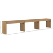 Meridian Furniture Avro Natural Solid Wood And Oak Veneer 3pc. Console / Desk