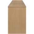 Meridian Furniture Avro Natural Solid Wood And Oak Veneer 3pc. Console / Desk