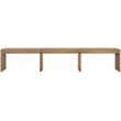 Meridian Furniture Avro Natural Solid Wood And Oak Veneer 3pc. Console / Desk