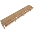 Meridian Furniture Avro Natural Solid Wood And Oak Veneer 3pc. Console / Desk