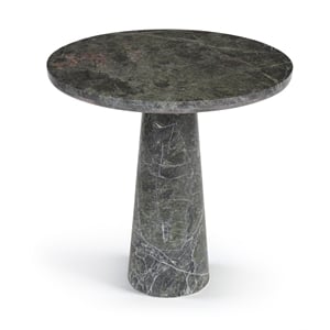 Meridian Furniture Fontelina 30&quot Green Genuine Marble Bistro Dining Table