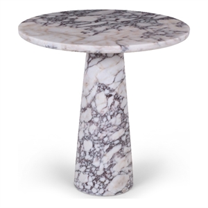 Meridian Furniture Fontelina 30&quot Viola Genuine Marble Bistro Dining Table