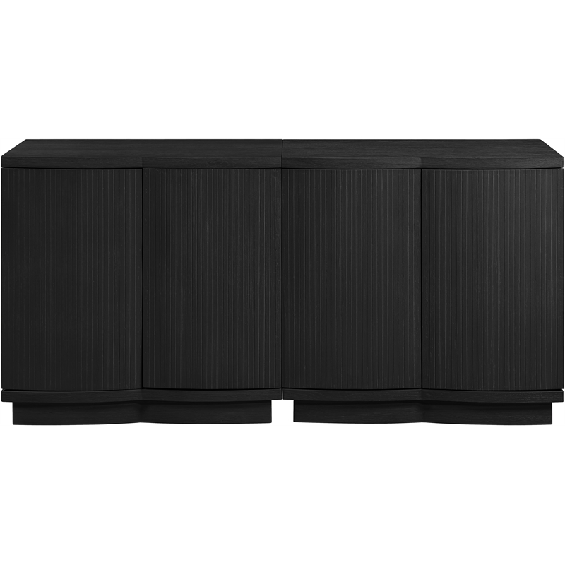 Meridian Furniture Aveline Black Oak Veneer 2pc. Sideboard/Buffet
