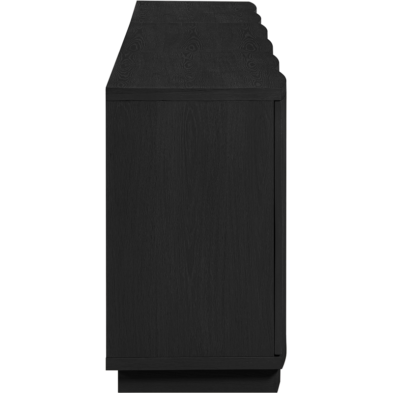 Meridian Furniture Aveline Black Oak Veneer 3pc. Sideboard/Buffet