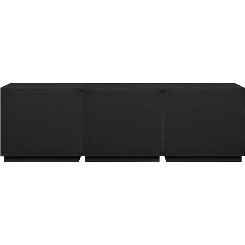 Meridian Furniture Aveline Black Oak Veneer 3pc. Sideboard/Buffet