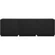 Meridian Furniture Aveline Black Oak Veneer 3pc. Sideboard/Buffet
