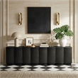 Meridian Furniture Aveline Black Oak Veneer 4pc. Sideboard/Buffet