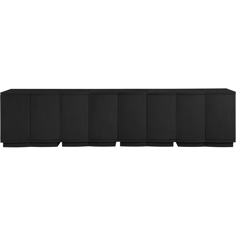 Meridian Furniture Aveline Black Oak Veneer 4pc. Sideboard/Buffet