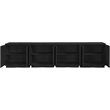 Meridian Furniture Aveline Black Oak Veneer 4pc. Sideboard/Buffet