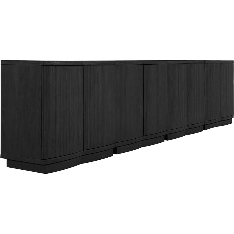 Meridian Furniture Aveline Black Oak Veneer 4pc. Sideboard/Buffet