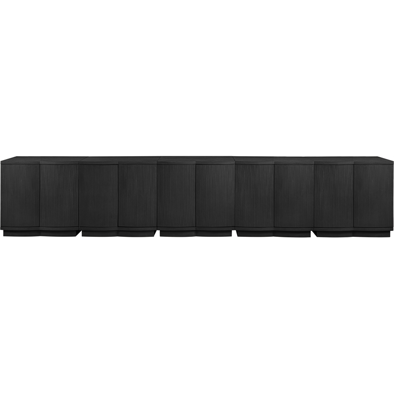 Meridian Furniture Aveline Black Oak Veneer 5pc. Sideboard/Buffet